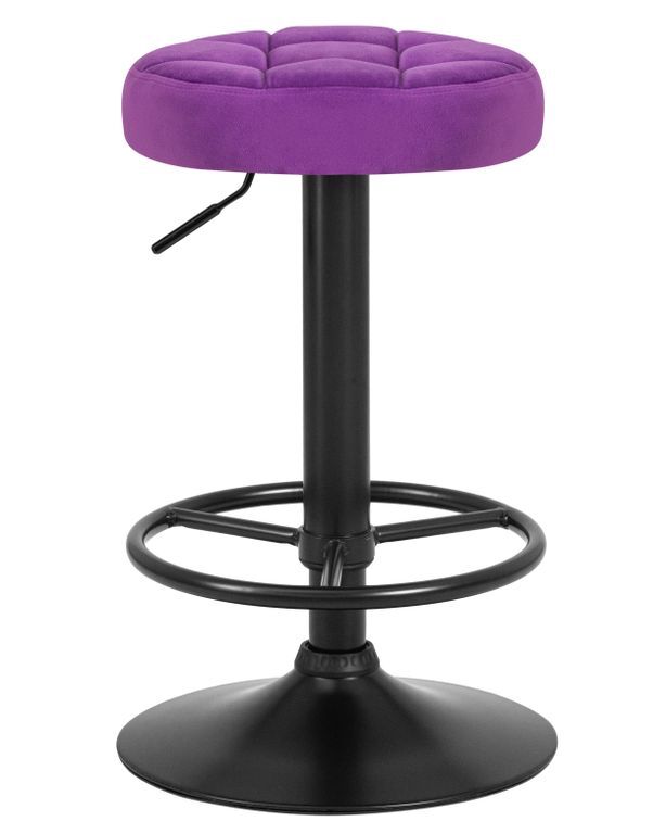 фото Барный табурет империя стульев bruno black velour фиолетовый lm-5008_blackbase violet