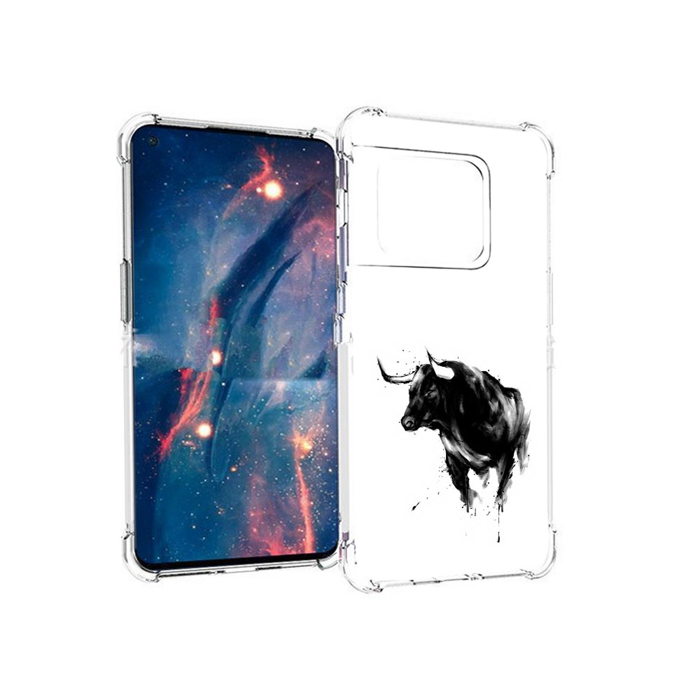 

Чехол MyPads Tocco для OnePlus 10 Pro бык (PT224239.133.254), Прозрачный, Tocco