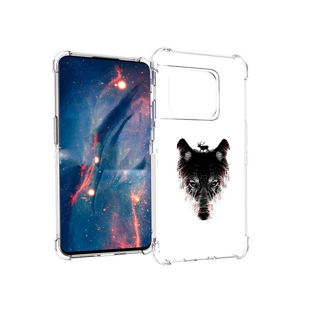 

Чехол MyPads Tocco для OnePlus 10 Pro волк в траве (PT224239.133.267), Прозрачный, Tocco