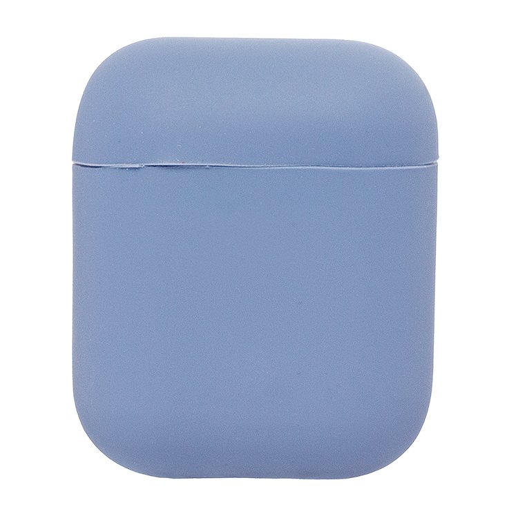 

Чехол для кейса наушников AirPods, AirPods 2 Soft touch <голубой>