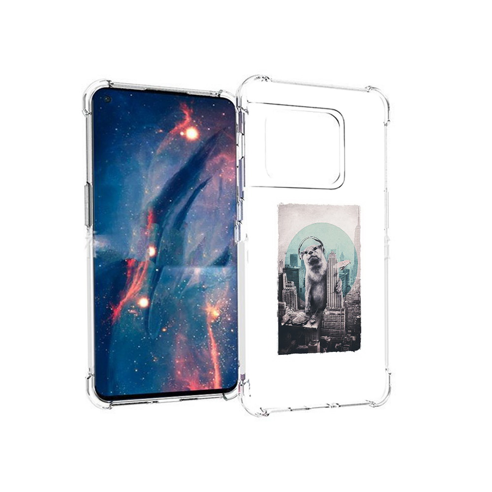 

Чехол MyPads Tocco для OnePlus 10 Pro выдра в городе (PT224239.133.283), Прозрачный, Tocco
