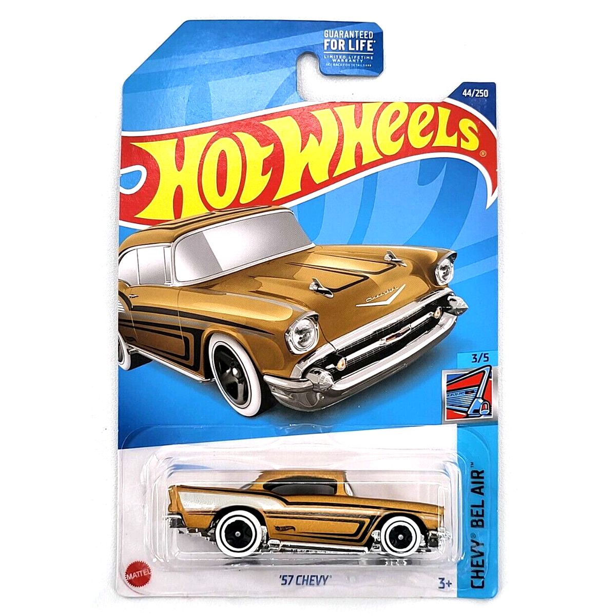 

Базовая машинка Hot Wheels 57 CHEVY, золотистая, 5785/HCX92