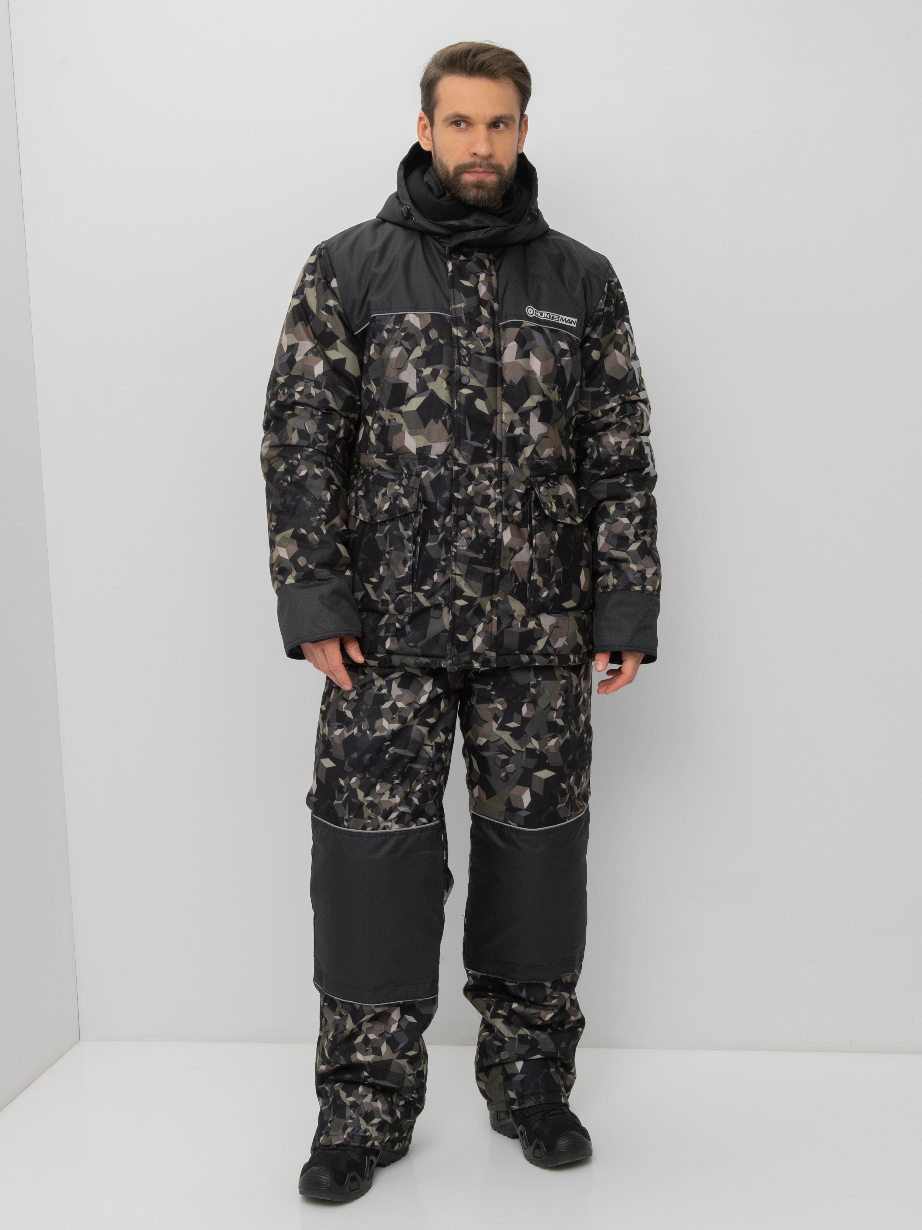 

Костюм зимний Huntsman Альтаир ткань Alova цвет КМФ 004 (кубики) 44-46/170-176, Хаки;серый, Альтаир