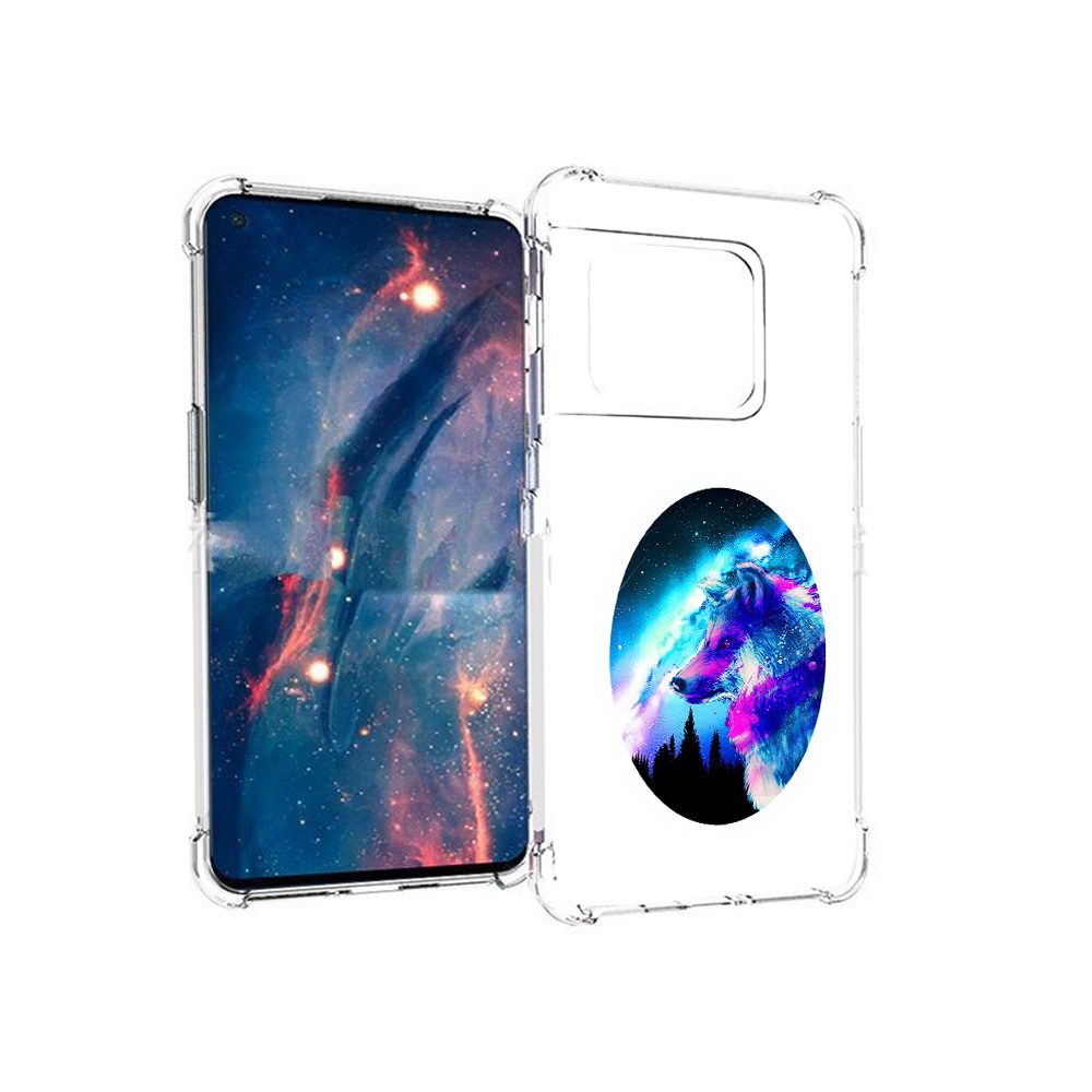 

Чехол MyPads Tocco для OnePlus 10 Pro голубой волк (PT224239.133.293), Прозрачный, Tocco