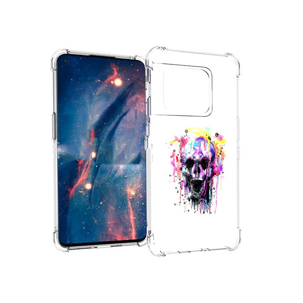 

Чехол MyPads Tocco для OnePlus 10 Pro граффити череп (PT224239.133.298), Прозрачный, Tocco