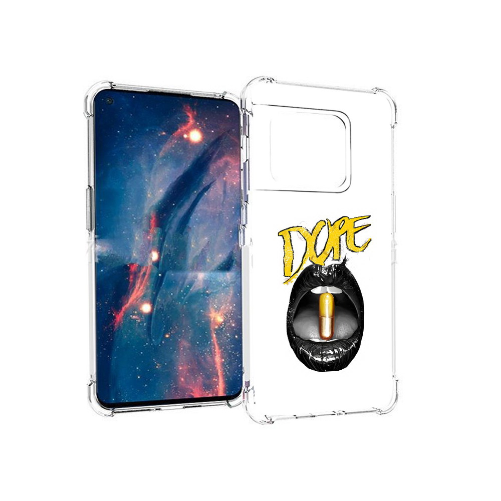 

Чехол MyPads Tocco для OnePlus 10 Pro губы (PT224239.133.303), Прозрачный, Tocco