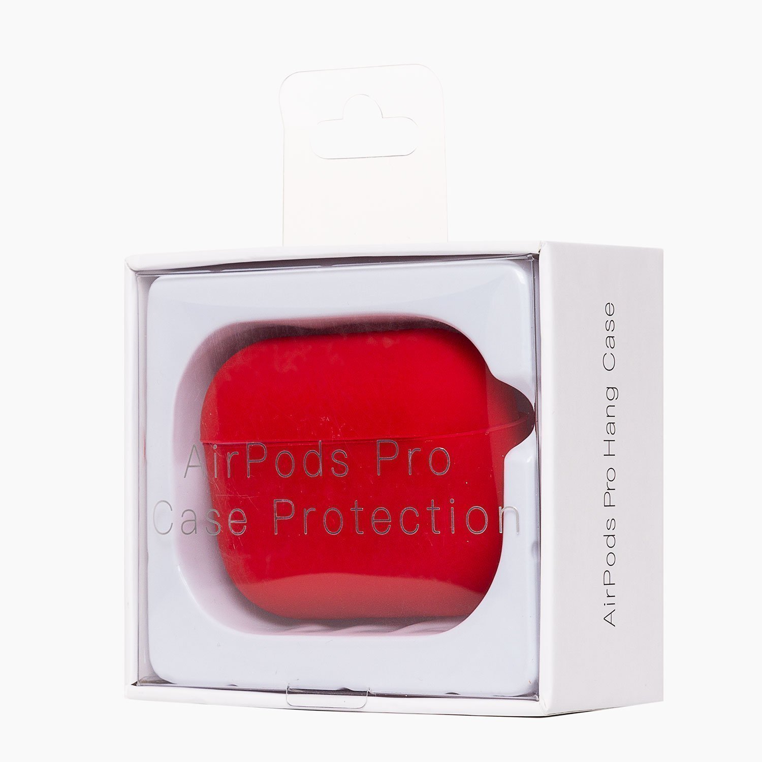 

Чехол для кейса наушников AirPods Pro силиконовый Soft Touch <темно-красный>
