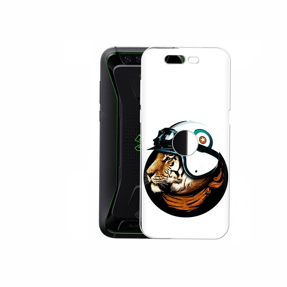 

Чехол MyPads Tocco для Xiaomi Black Shark Тигр в шлеме (PT144492.337.171), Прозрачный, Tocco