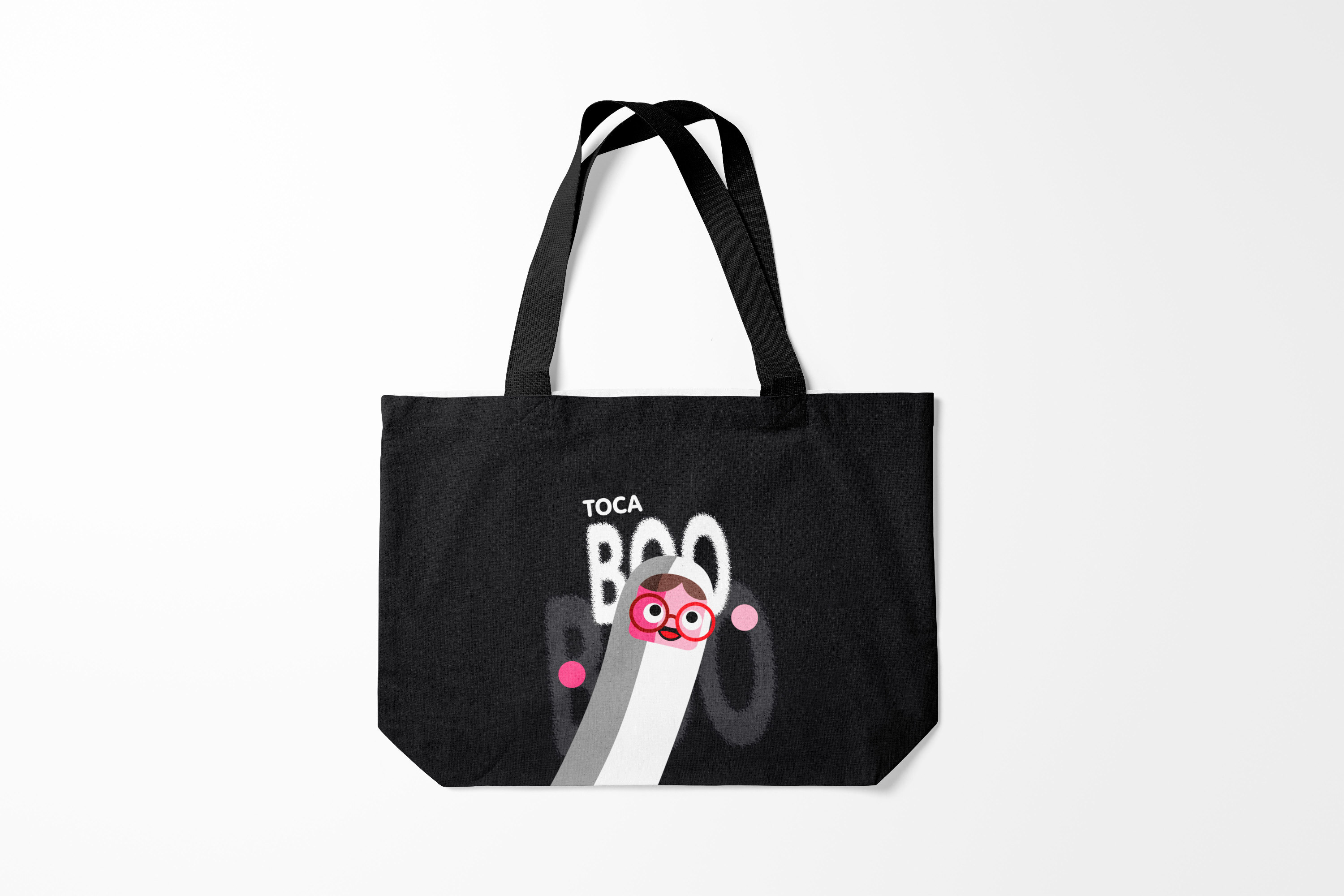 

Сумка шoппер унисекс Burnettie Toca Boca Boo, черный, Toca Boca Boo