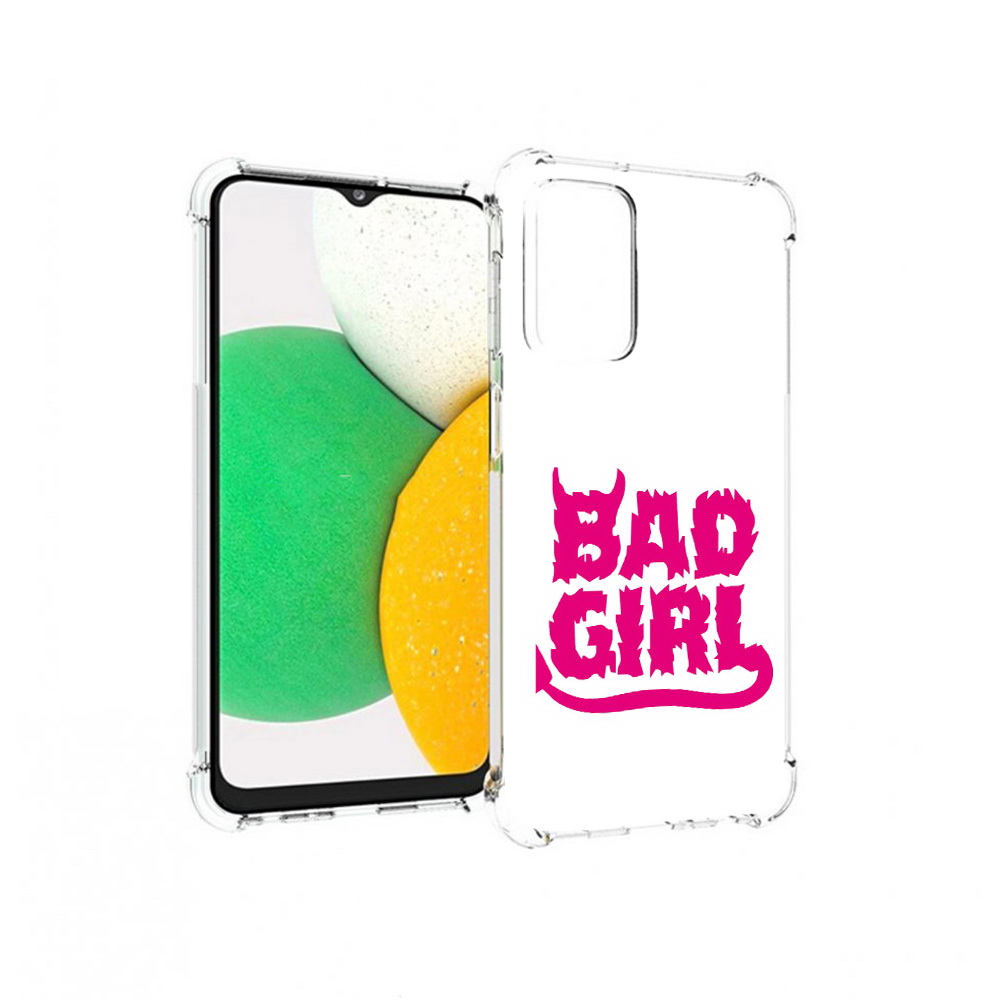 

Чехол MyPads Tocco для Samsung Galaxy A23 плохая девочка, Прозрачный, Tocco