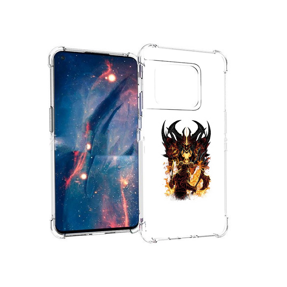 

Чехол MyPads Tocco для OnePlus 10 Pro демон shadow fiend (PT224239.133.318), Прозрачный, Tocco