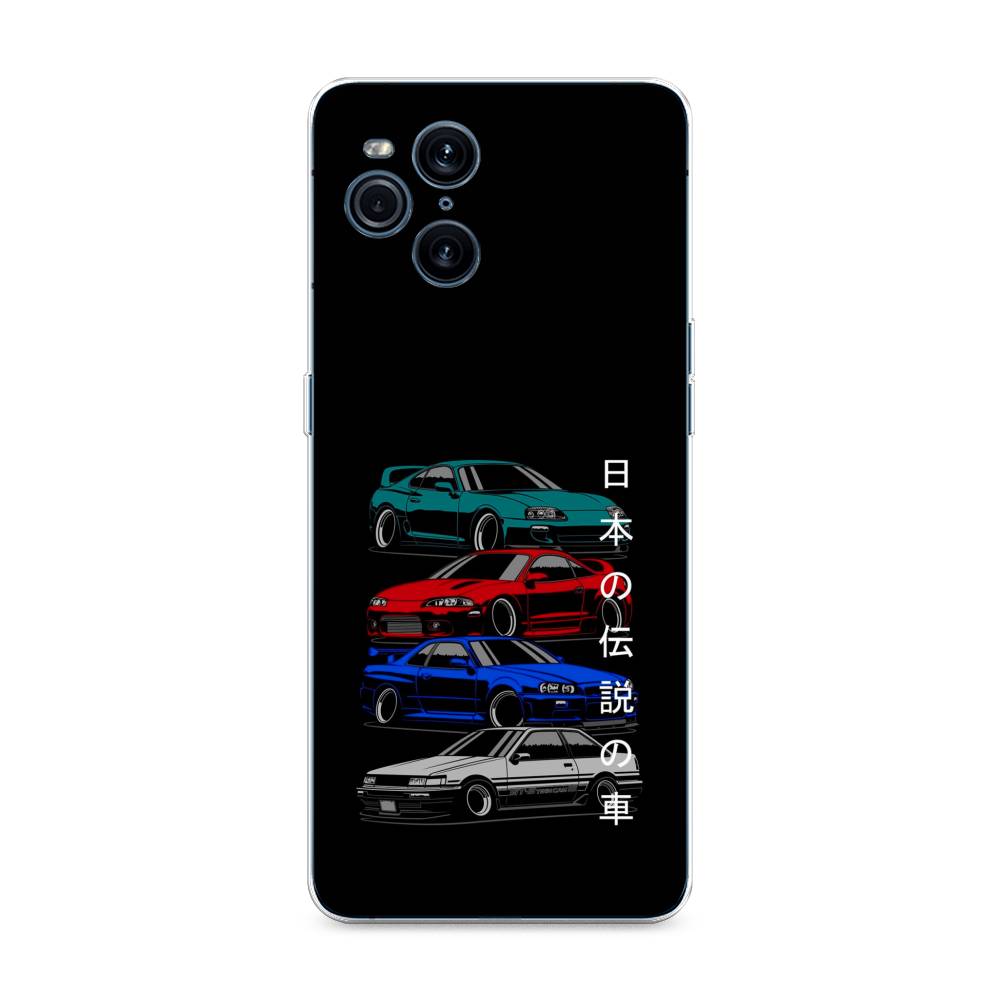 

Чехол Awog на Oppo Find X3 Pro "JDM Legend cars", Разноцветный, 255750-5