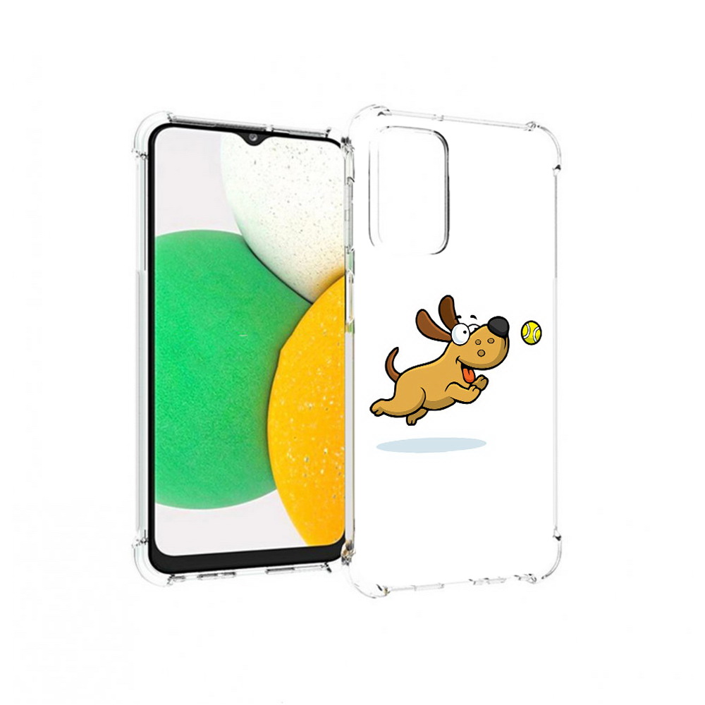 

Чехол MyPads Tocco для Samsung Galaxy A23 пёсик, Прозрачный, Tocco