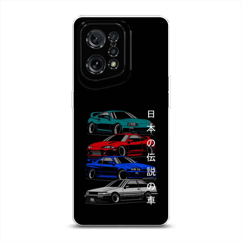 

Чехол Awog на Oppo Find X5 "JDM Legend cars", Разноцветный, 259750-5