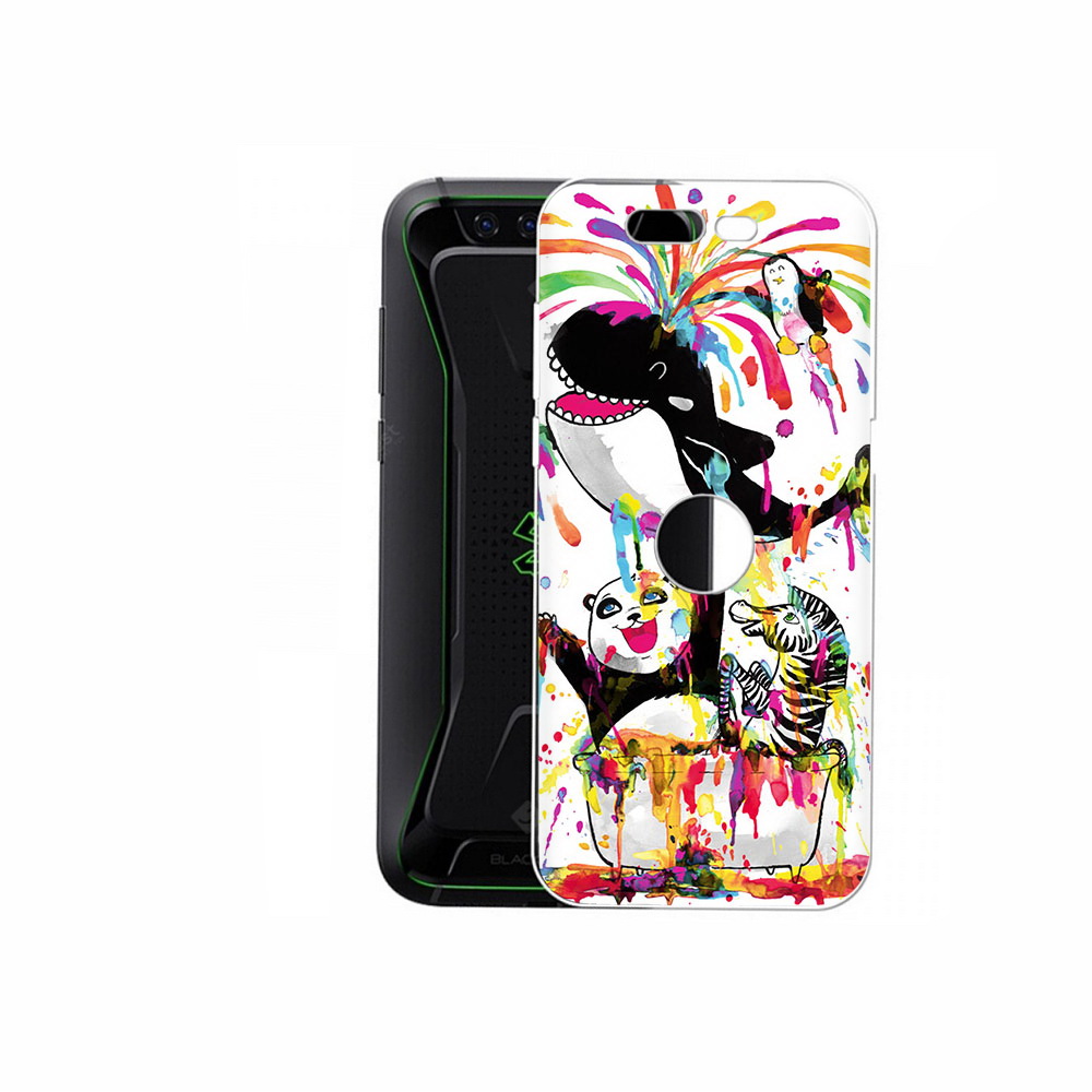 

Чехол MyPads Tocco для Xiaomi Black Shark Хиппи кит (PT144492.337.191), Прозрачный, Tocco