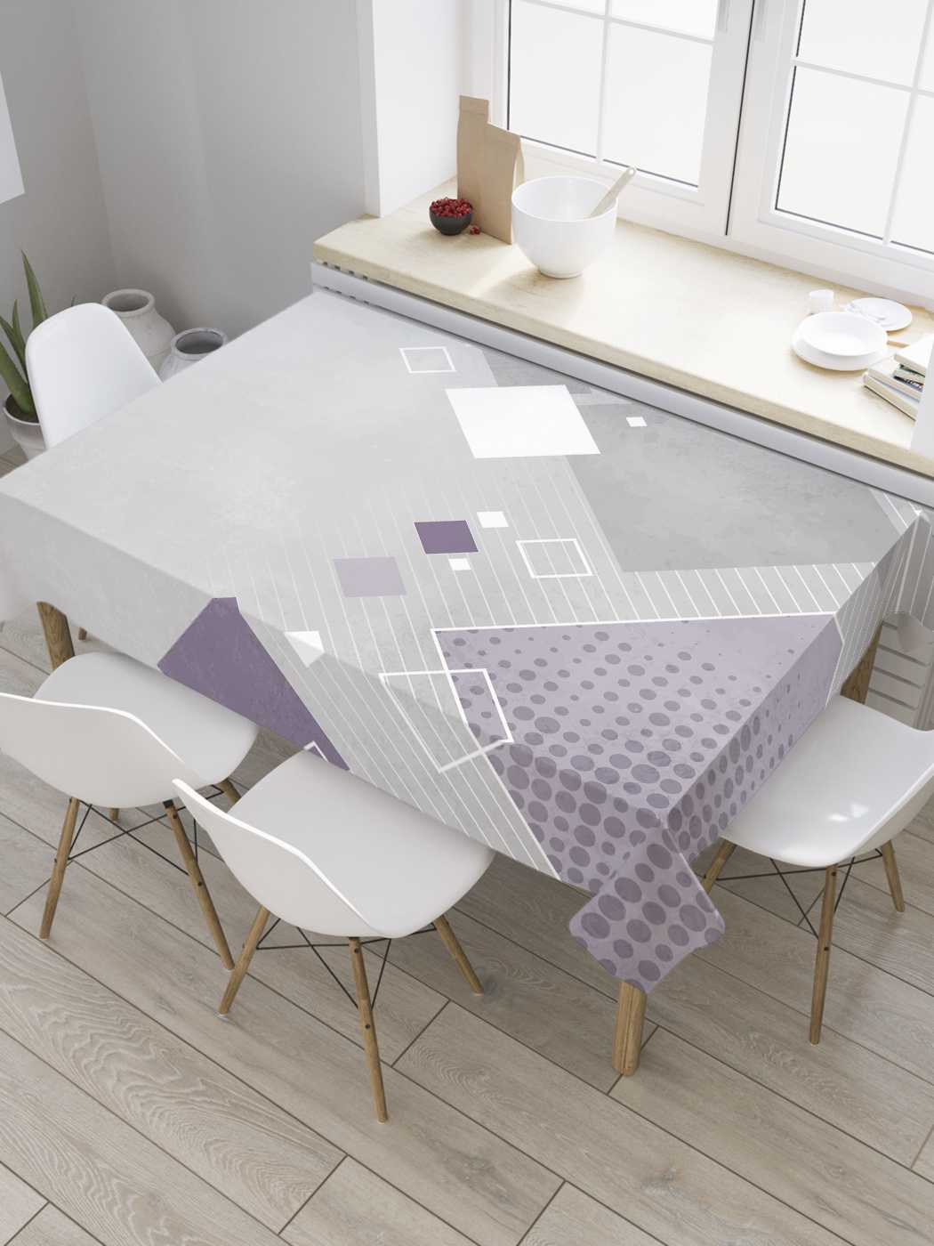 

Скатерть прямоугольная JoyArty "Абстрактная геометрия" из сатена, 120x145 см, Желтый, Абстрактная геометрия