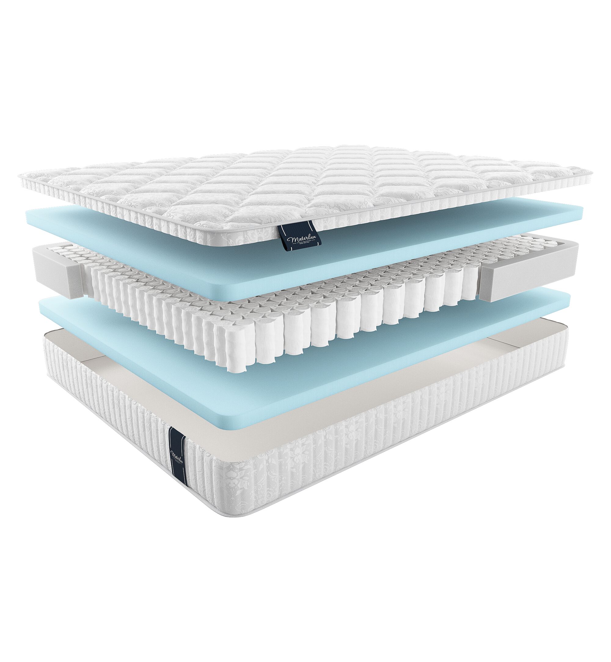 

Матрас Materlux Comfort Viola 115х195, Бежевый;белый;серый;серебристый, Viola