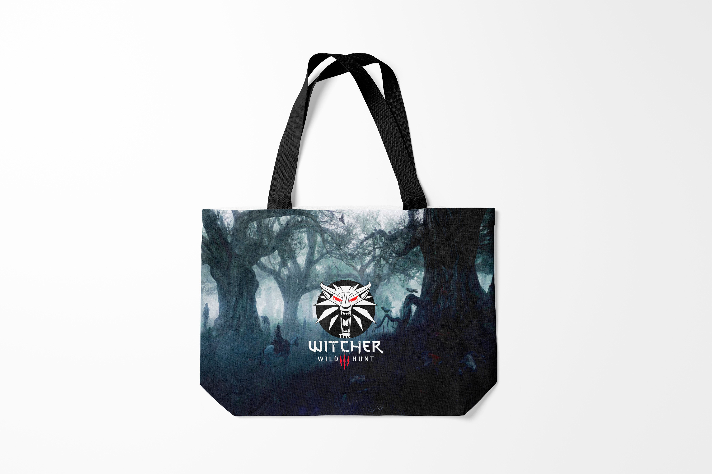 

Сумка шoппер унисекс Burnettie The Witcher ВЕДЬМАК 3, синий; серый, The Witcher ВЕДЬМАК 3