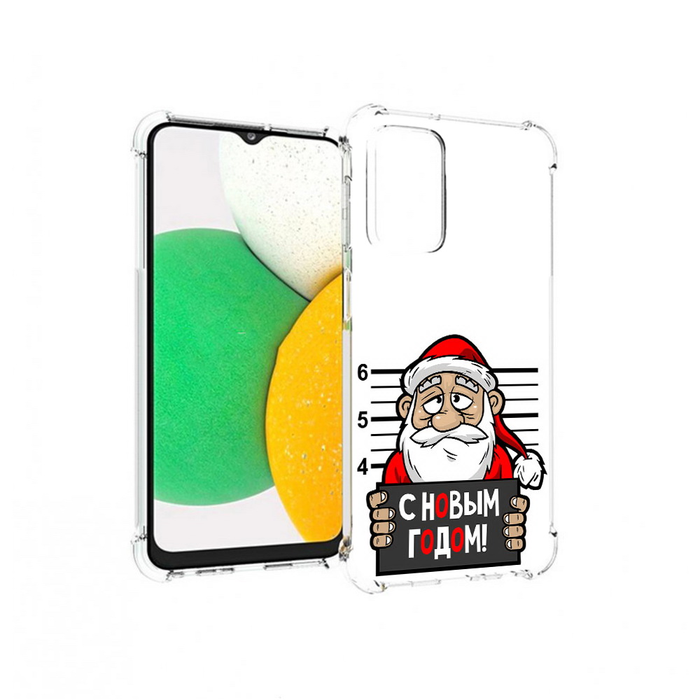 

Чехол MyPads Tocco для Samsung Galaxy A23 ДМ с новым годом заключенный, Прозрачный, Tocco