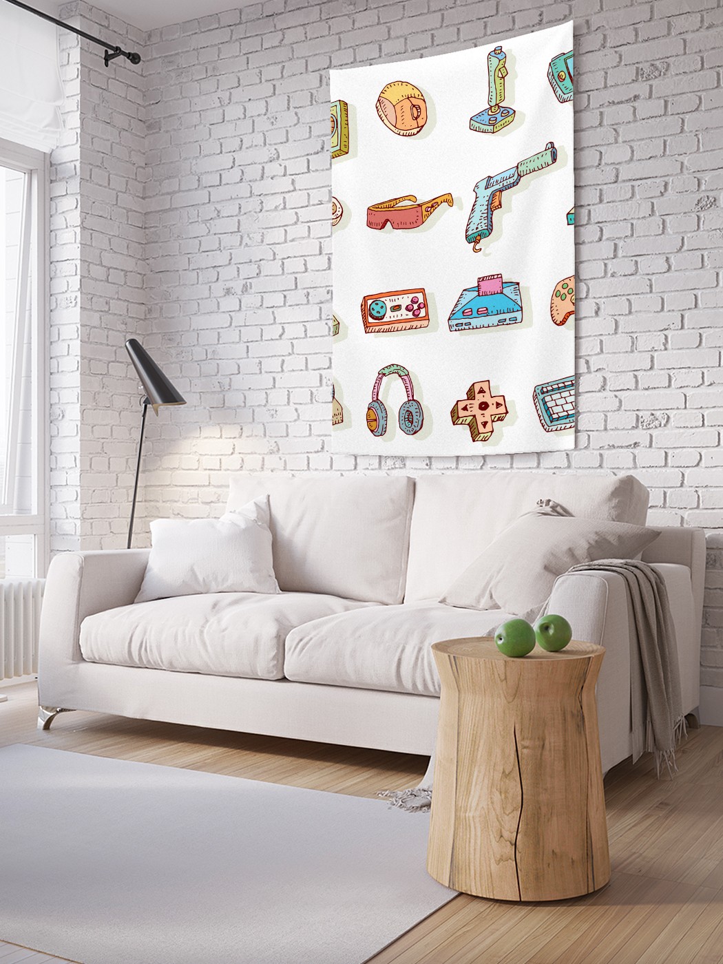

Вертикальное фотопанно на стену JoyArty Игровая зона 150x200 см, Игровая зона