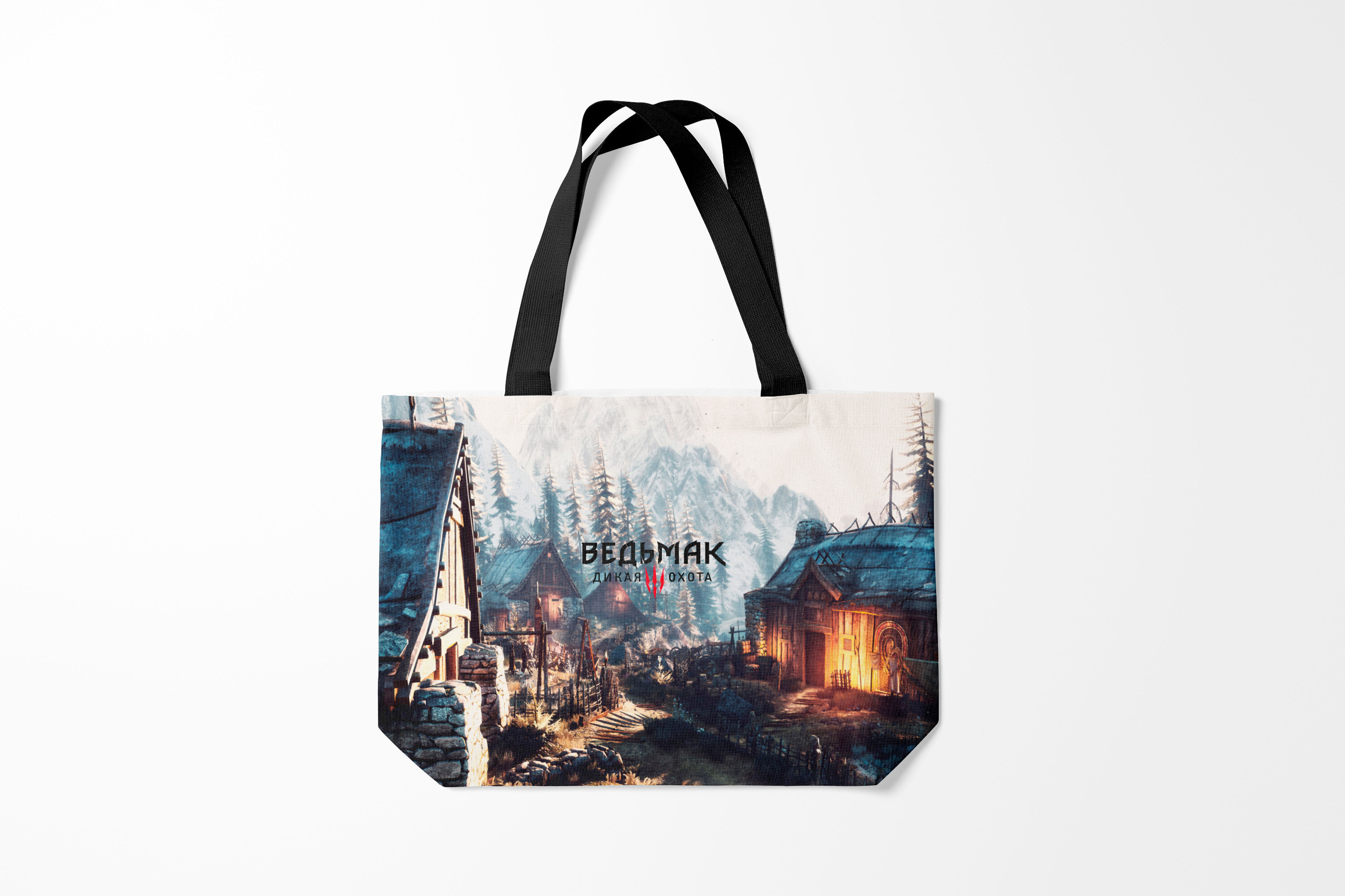 

Сумка шoппер унисекс Burnettie The Witcher ВЕДЬМАК, синий; серый, The Witcher ВЕДЬМАК