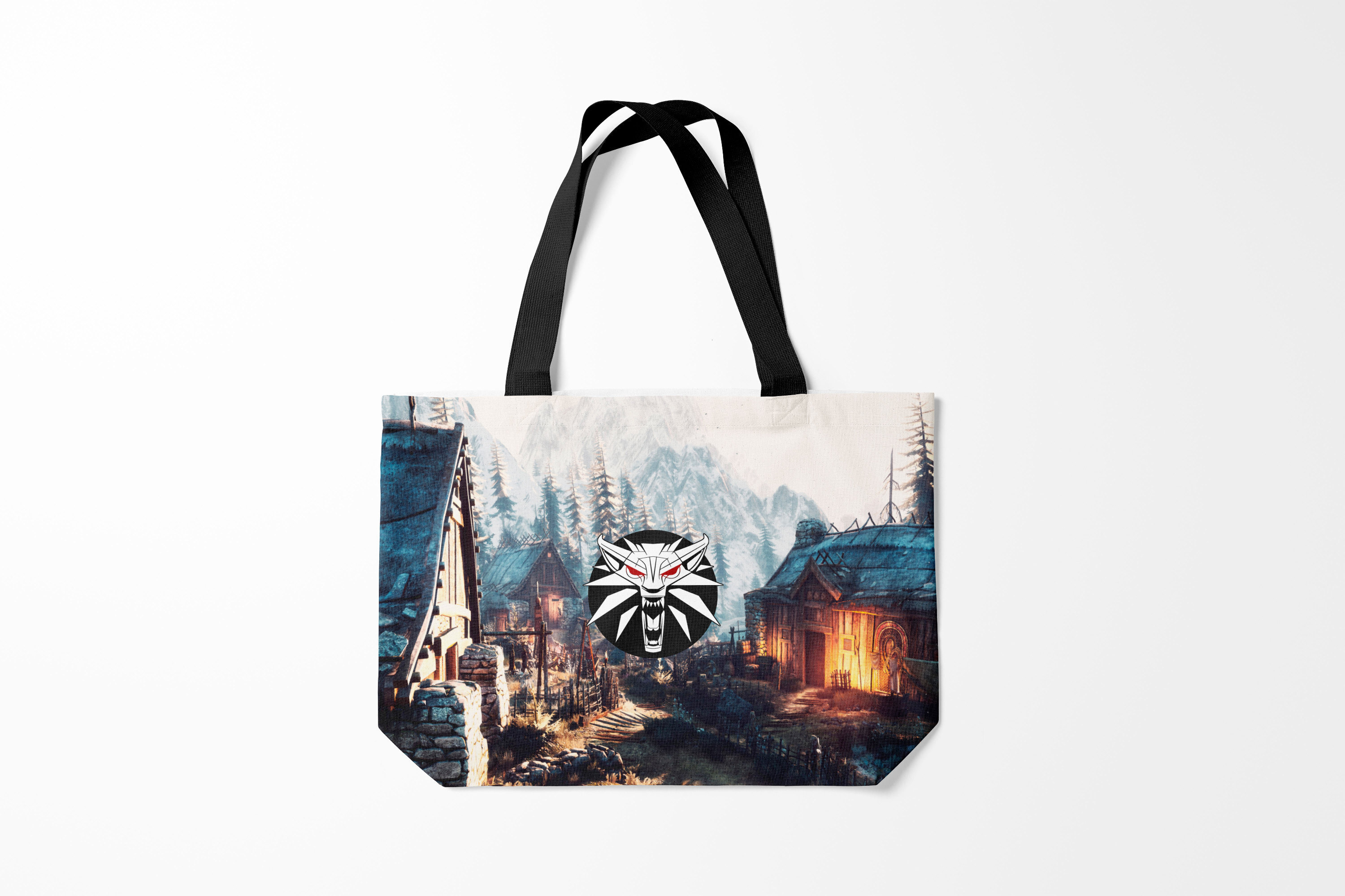 

Сумка шoппер унисекс Burnettie The Witcher ВЕДЬМАК, синий; серый, The Witcher ВЕДЬМАК