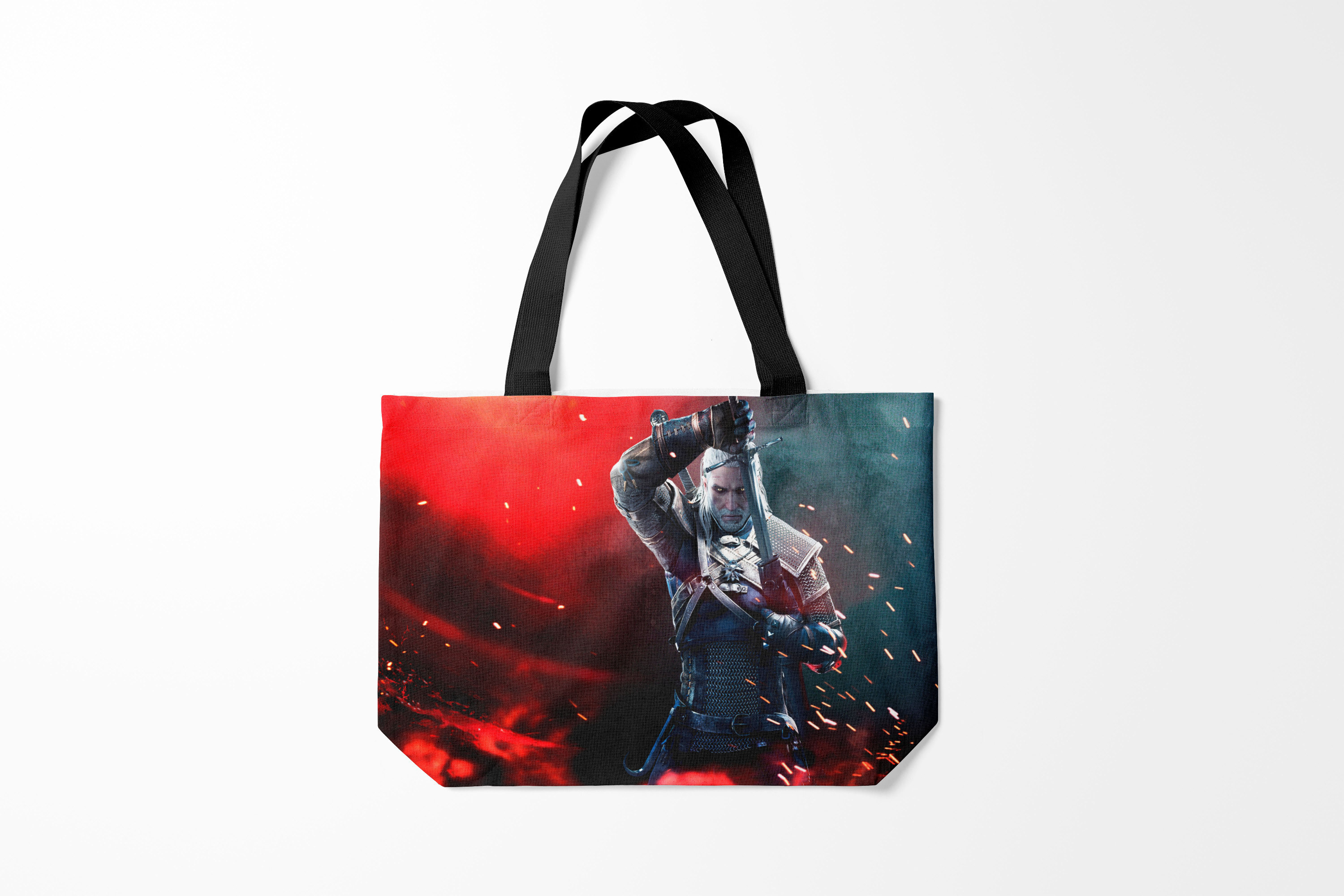 

Сумка шoппер унисекс Burnettie The Witcher ВЕДЬМАК, красный, The Witcher ВЕДЬМАК