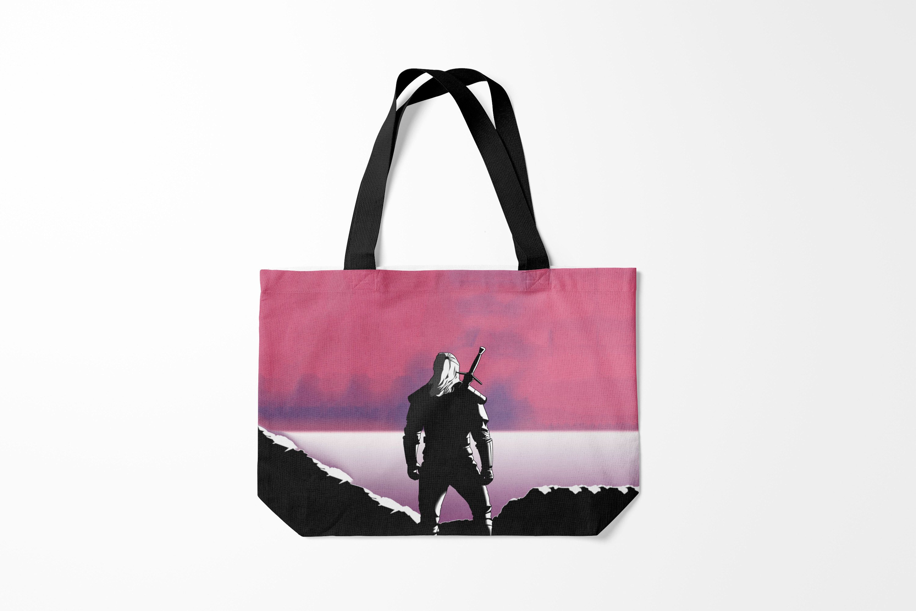 

Сумка шoппер унисекс Burnettie The Witcher ВЕДЬМАК, розовый, The Witcher ВЕДЬМАК