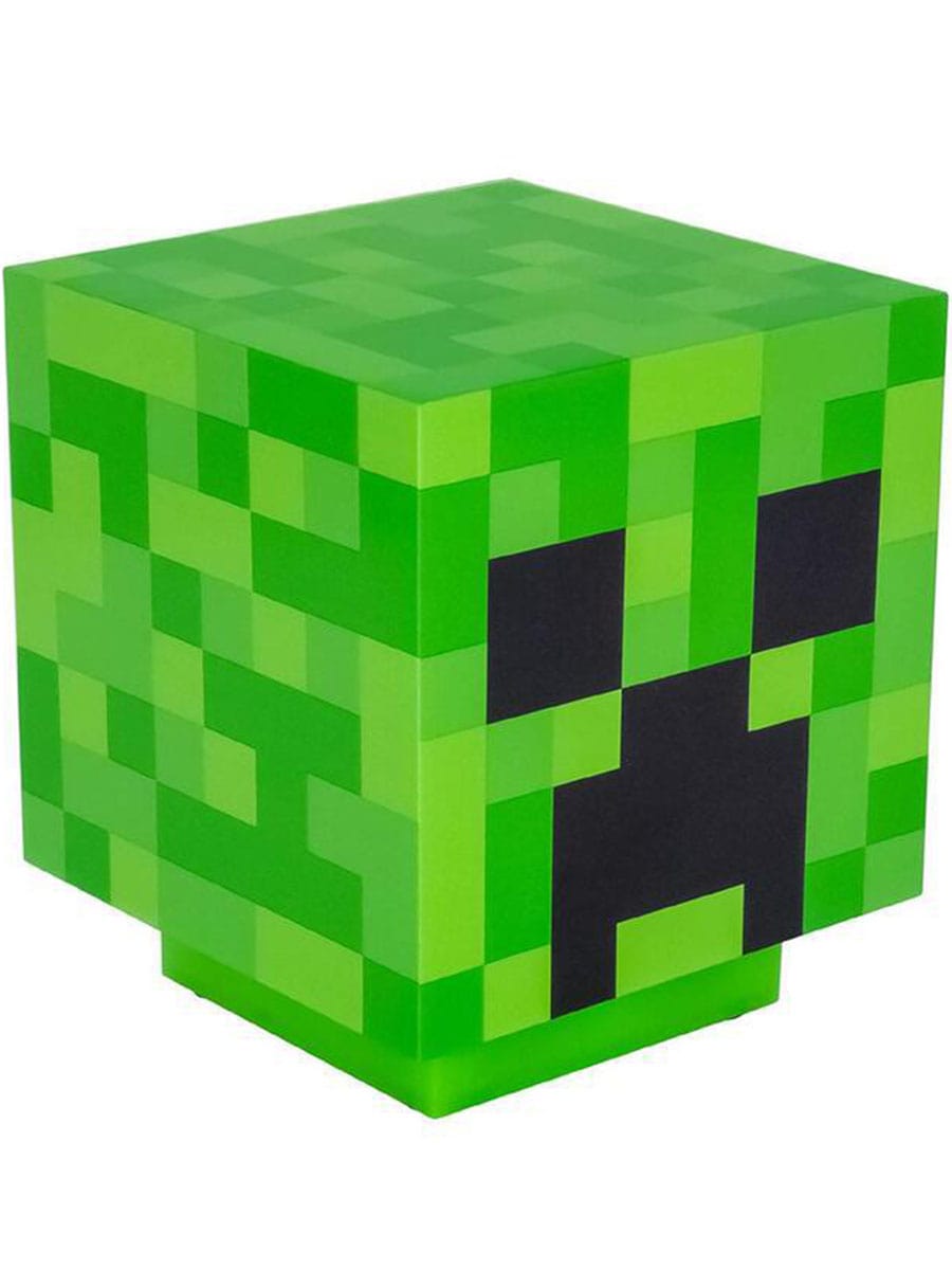 Светильник ночник StarFriend Майнкрафт голова Крипера Minecraft со звуком, 11 см рюкзак майнкрафт крипер minecraft зеленый 29х12х44 см 15 5 л