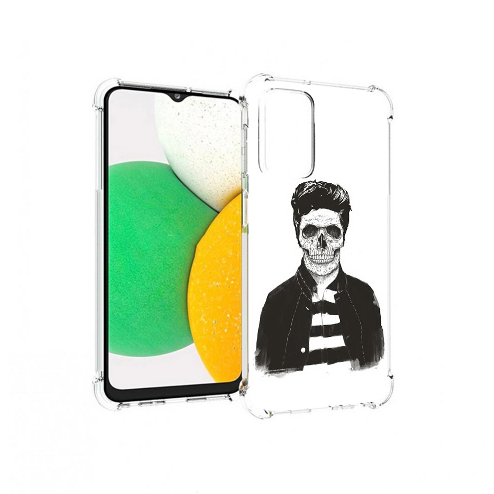 

Чехол MyPads Tocco для Samsung Galaxy A23 скелет, Прозрачный, Tocco