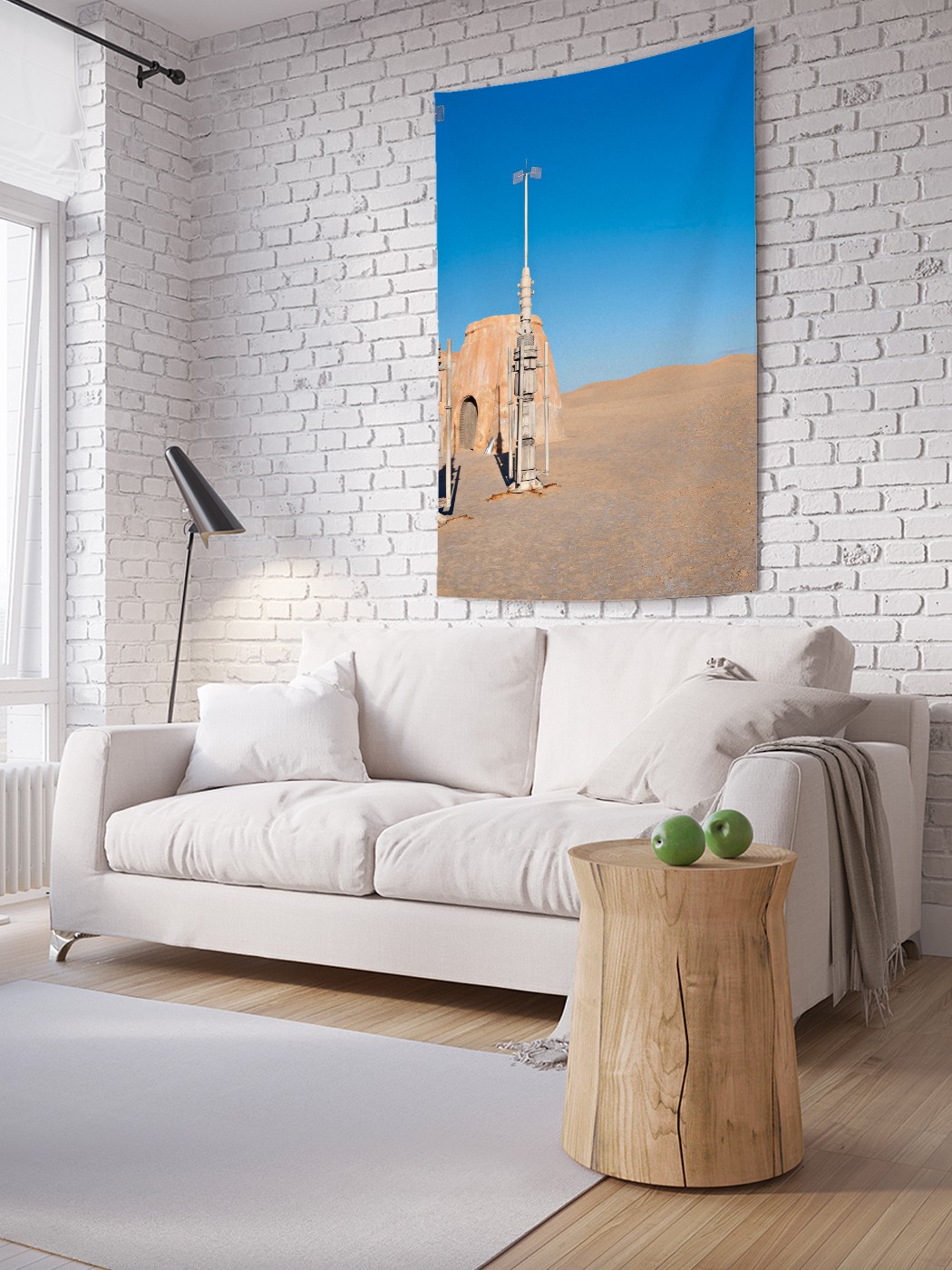 

Вертикальное фотопанно на стену JoyArty Космическая пустыня 150x200 см, Космическая пустыня