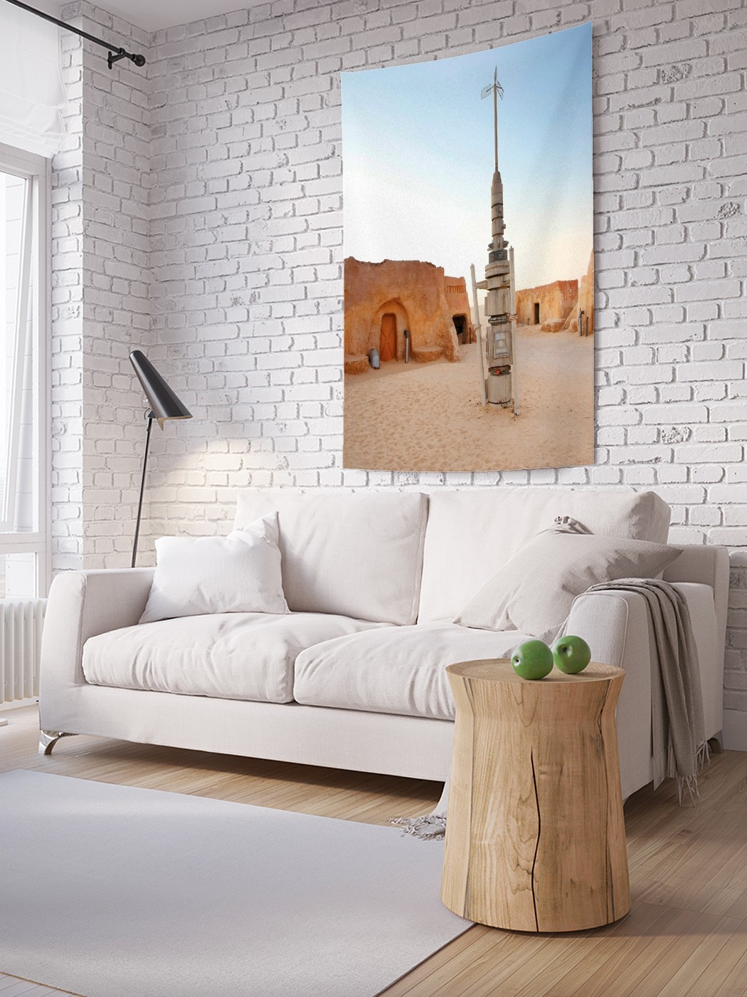 

Вертикальное фотопанно на стену JoyArty Космическое поселение 150x200 см, Космическое поселение