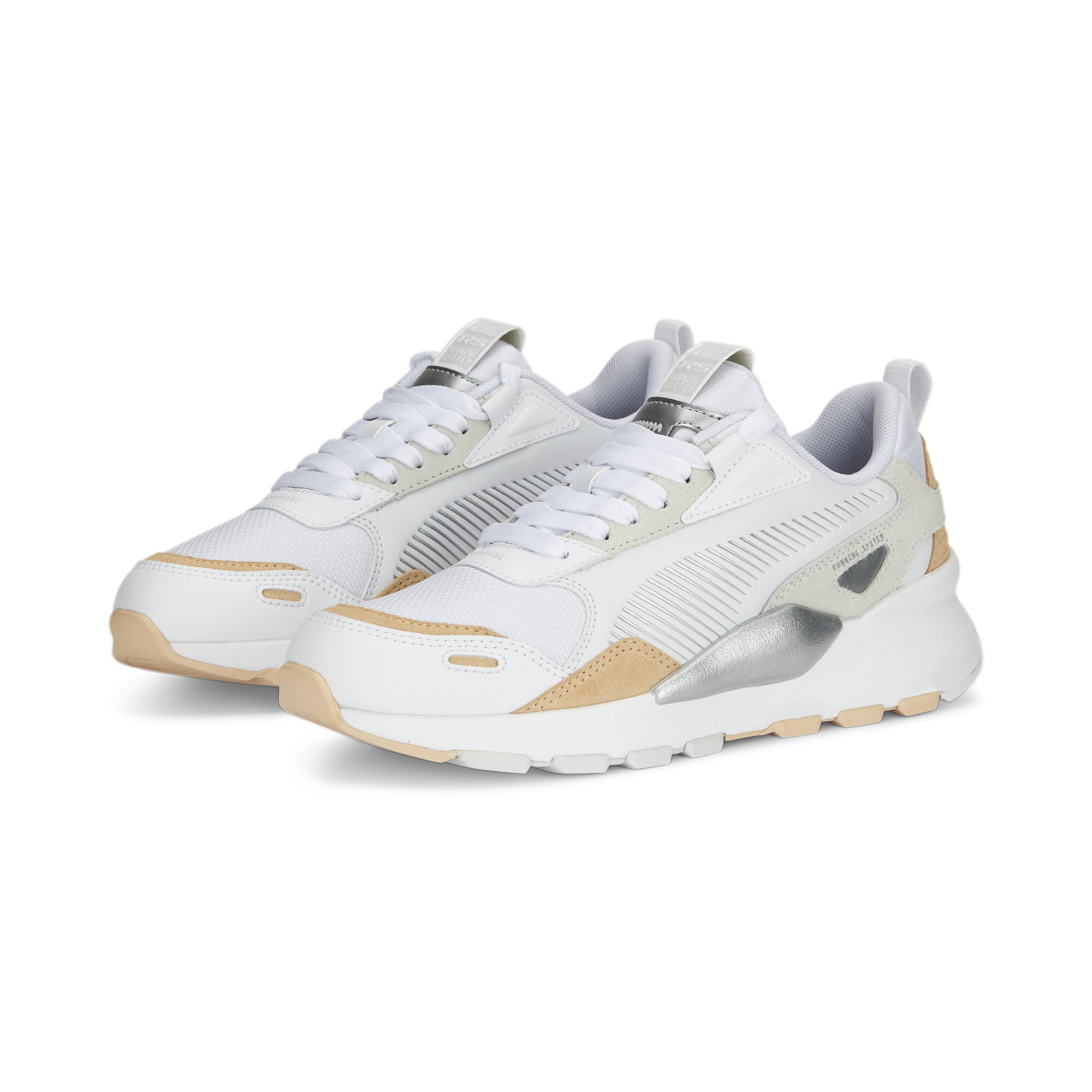 

Кроссовки женские PUMA RS 3.0 392866 01 белые 40 RU, Белый, RS 3.0