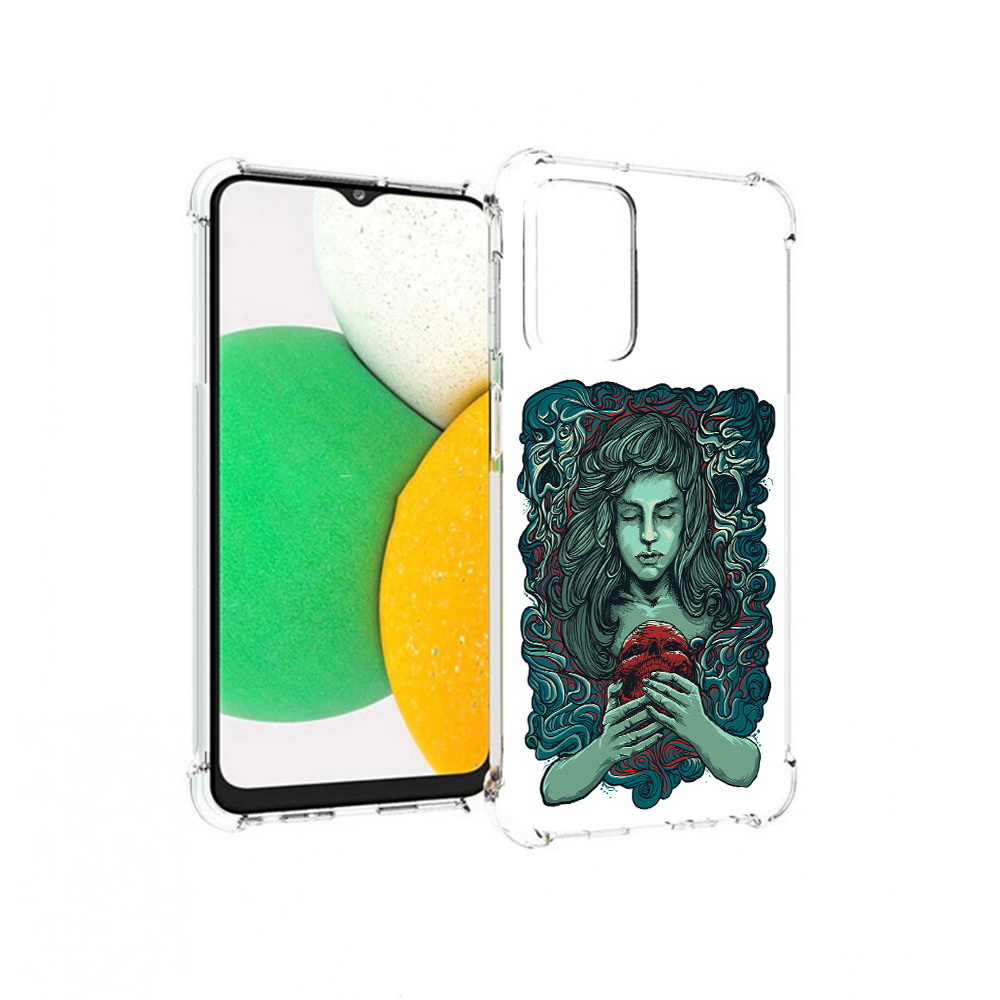 Чехол MyPads Tocco для Samsung Galaxy A23 спящая девушка