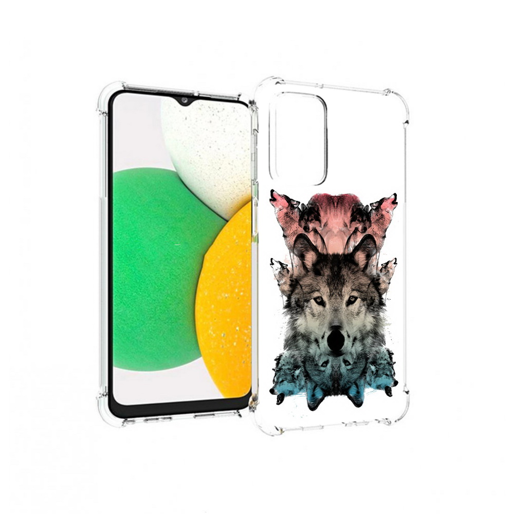 

Чехол MyPads Tocco для Samsung Galaxy A23 стая, Прозрачный, Tocco