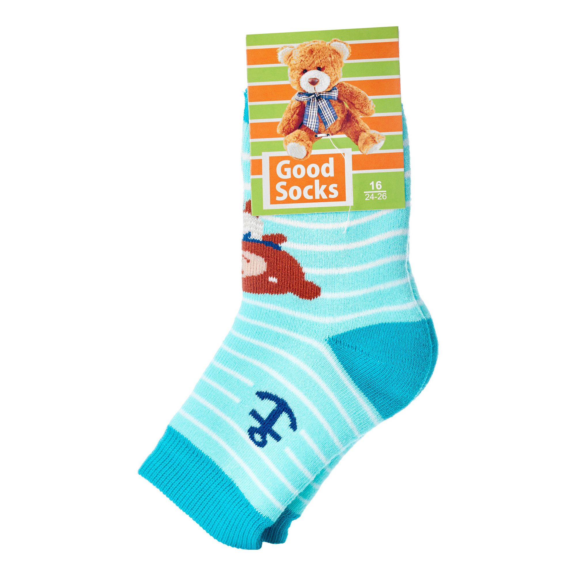 

Носки детские Good Socks, бирюзовый, р. 16