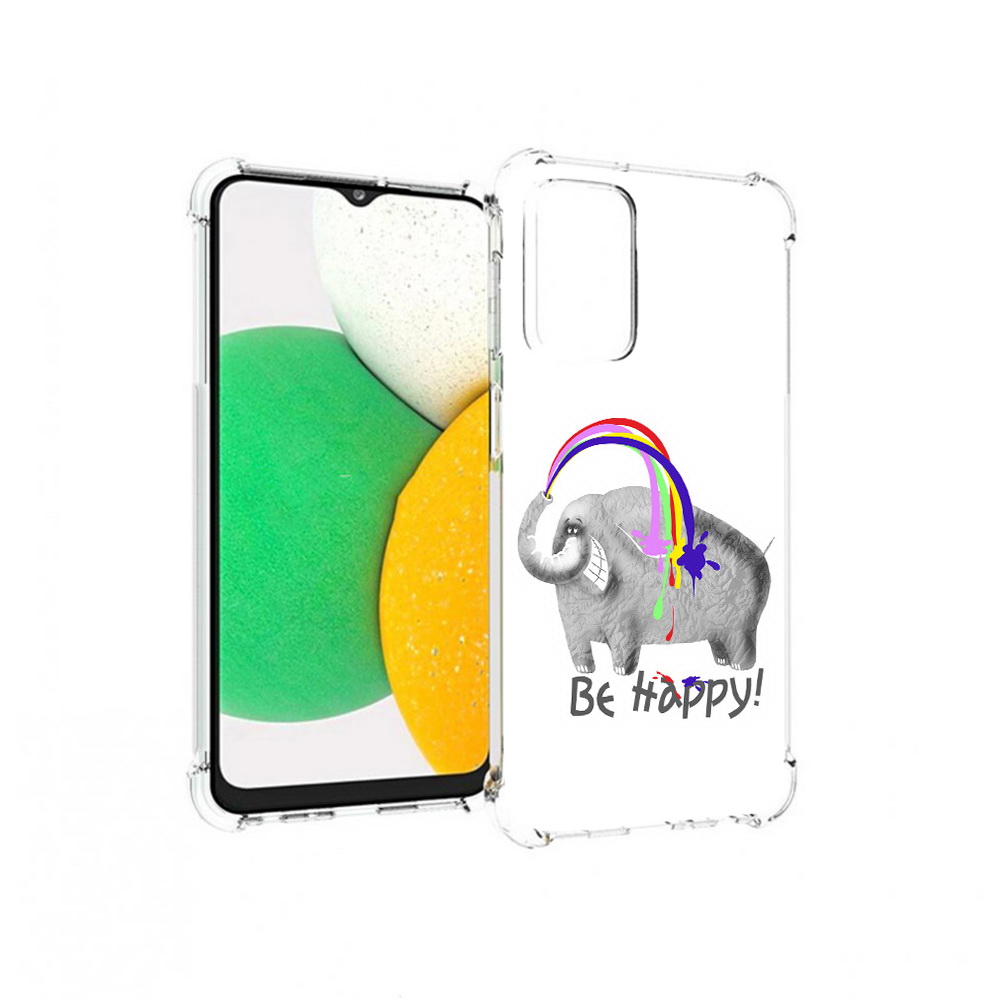 

Чехол MyPads Tocco для Samsung Galaxy A23 счастливый слон, Прозрачный, Tocco