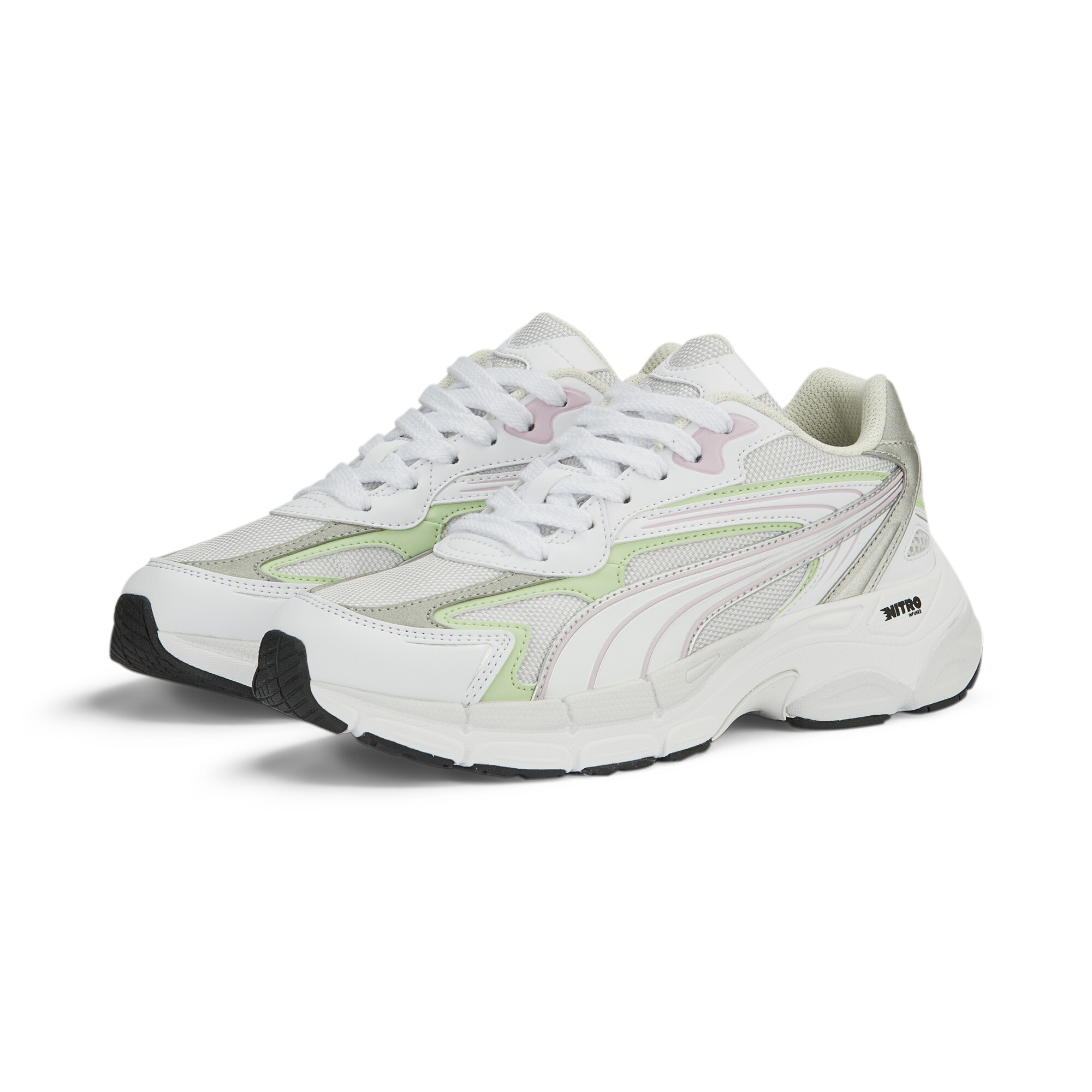 

Кроссовки женские PUMA Teveris Nitro Noughties 388920 08 белые 36 RU, Белый, Teveris Nitro Noughties