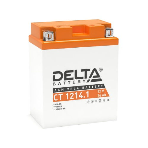 Аккумулятор DELTA BATTERY 1214.1 14А (+/-) п/п AGM 132х89х164