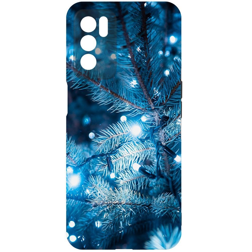 

Чехол-накладка Krutoff Софт Кейс Гирлянда для Oppo A16 черный