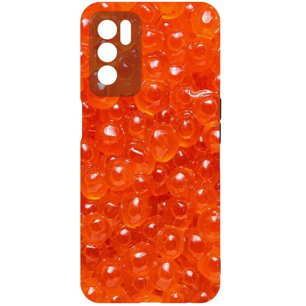 

Чехол-накладка Krutoff Софт Кейс Икра для Oppo A16 черный