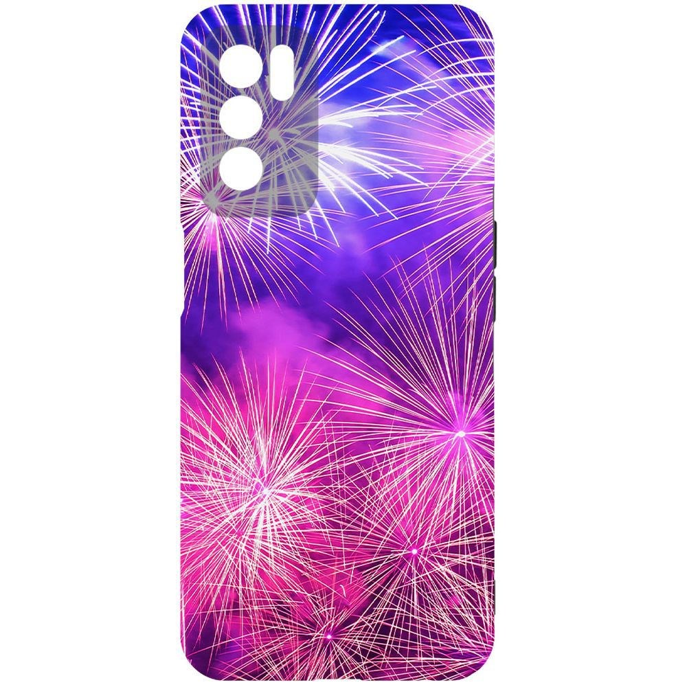 

Чехол-накладка Krutoff Софт Кейс Салют для Oppo A16 черный