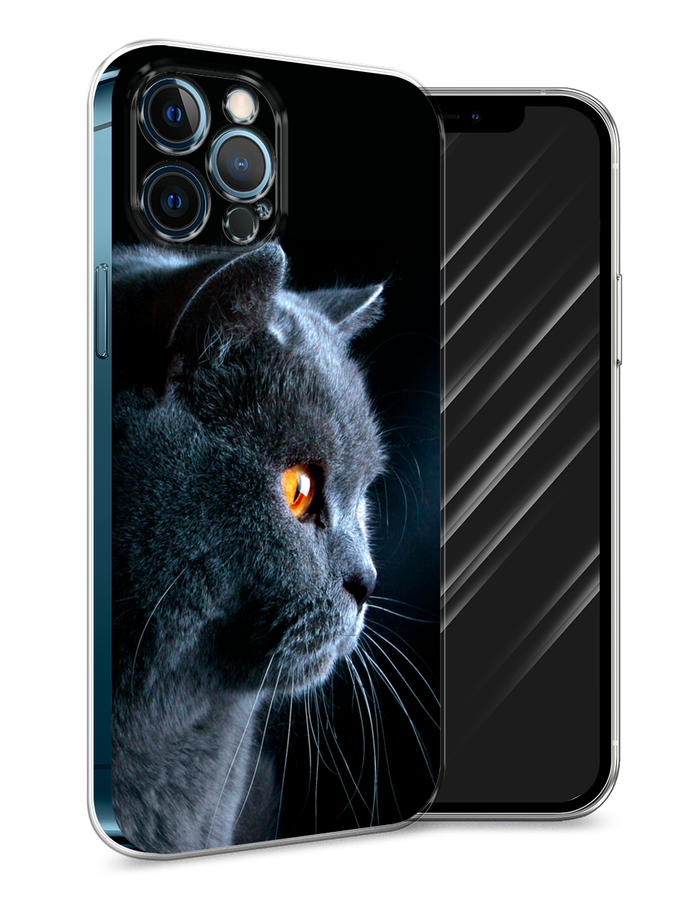 

Чехол Awog на Apple iPhone 12 Pro Max / Айфон 12 Pro Max "Благородный кот британец", Разноцветный, 12750-2