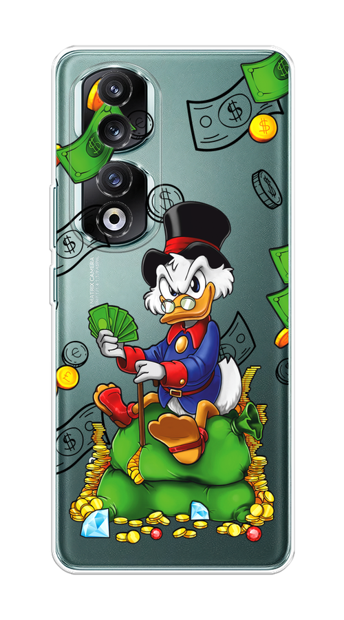 

Чехол на Honor 90 Pro "Scrooge Richness", Черный;синий;зеленый, 6121550-1