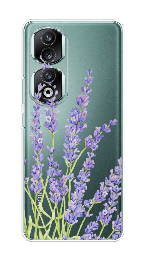 

Чехол на Honor 90 Pro "Лавандовые стебли", Фиолетовый;зеленый, 6121550-1