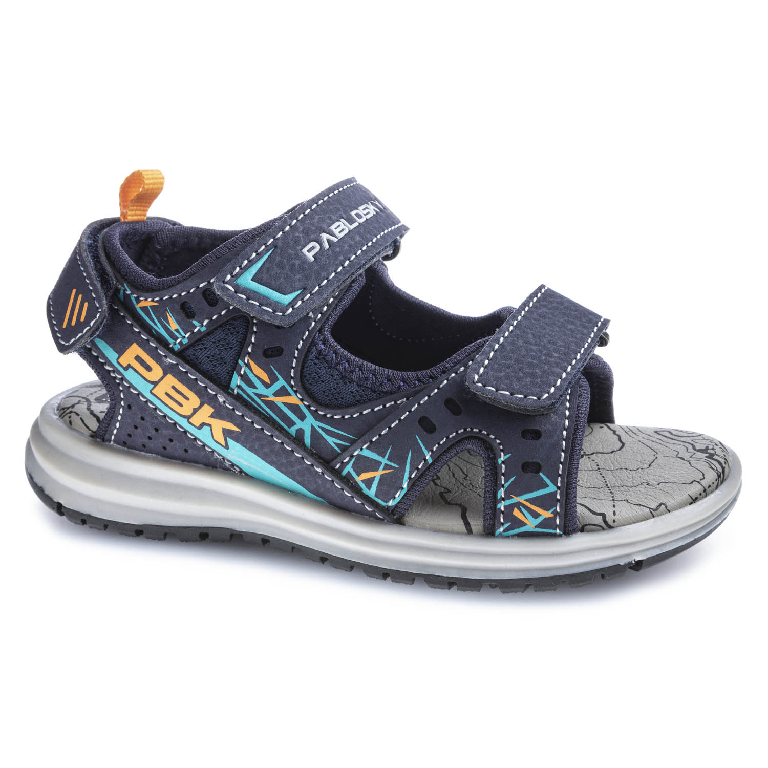 

Сандалии Pablosky для мальчиков, синие, размер RU 30, 976520, Синий, 9765