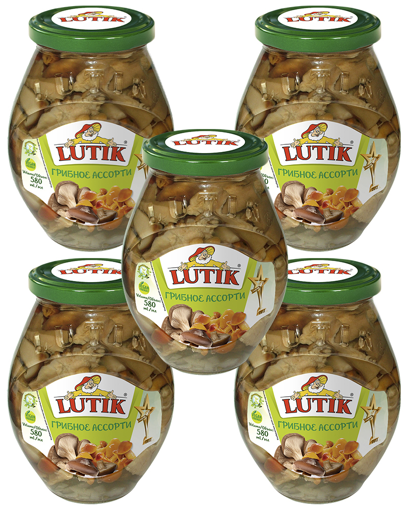 

Грибное ассорти Lutik, 580 мл. - 5 шт