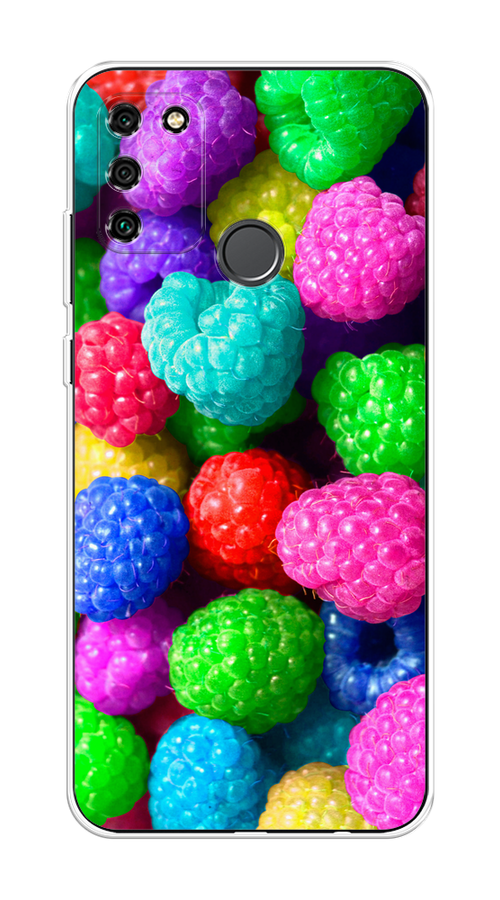 

Чехол на Honor 9A "Леденцовая малина", Фиолетовый;розовый;зеленый, 612350-1