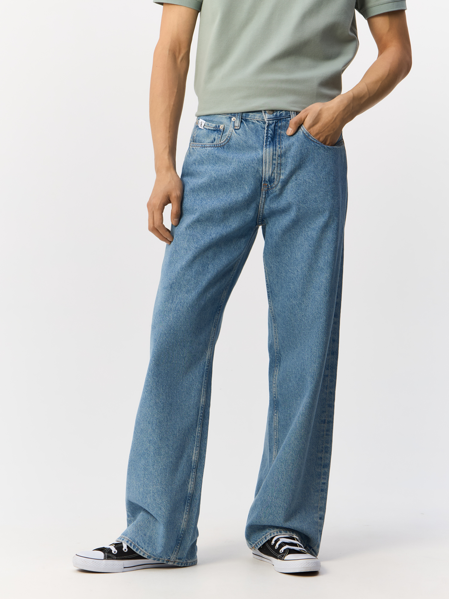 

Джинсы мужские Calvin Klein Jeans J30J325929 голубые 28, Голубой, J30J325929