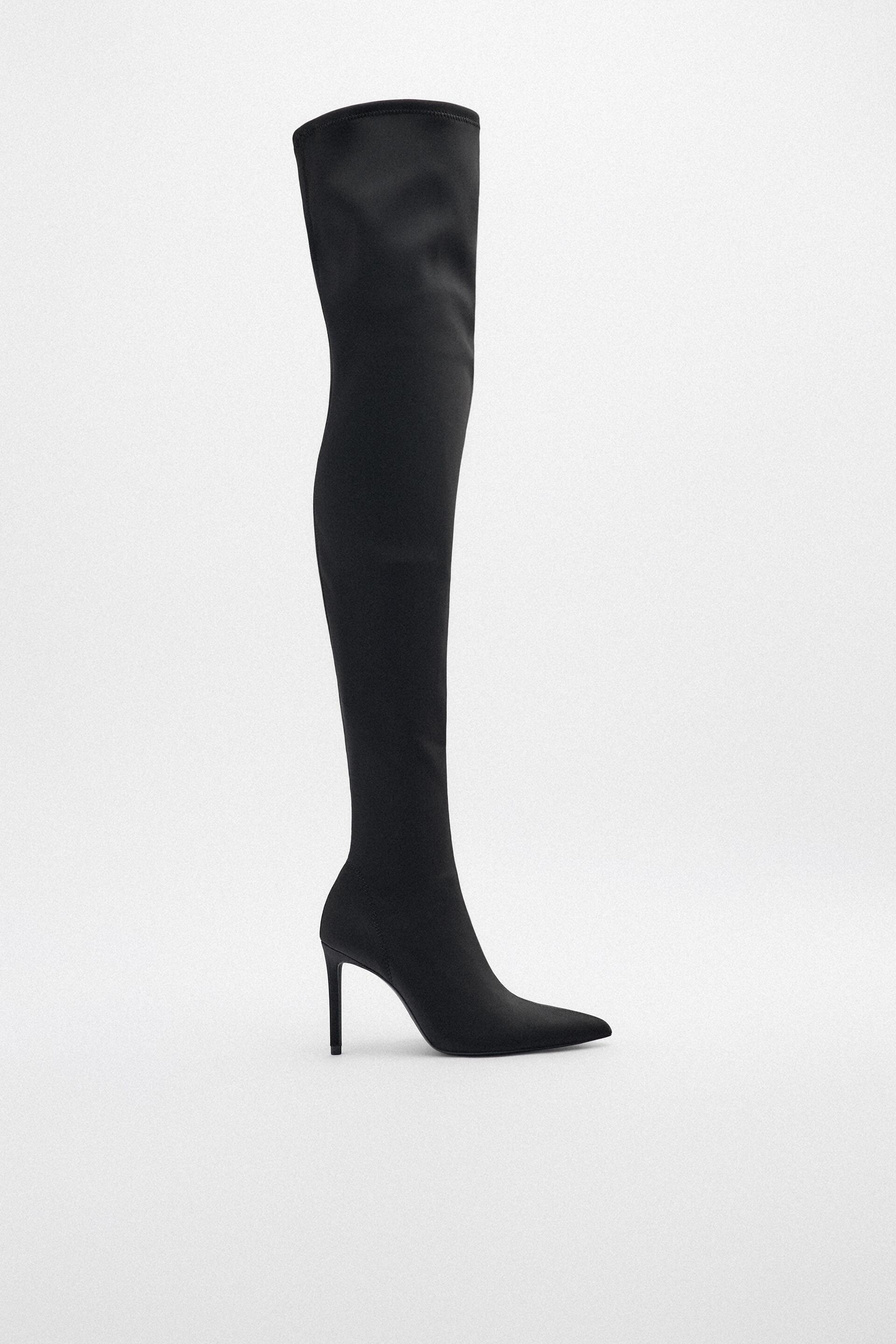 

Ботфорты женские ZARA 184856 черные 37 RU (доставка из-за рубежа), 184856